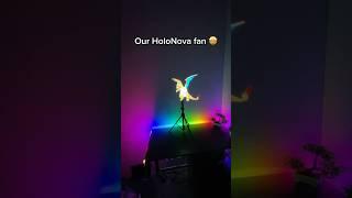 This customizable fan is crazy  #led #animefan #anime #hologram #ledlights #shorts #animeedits