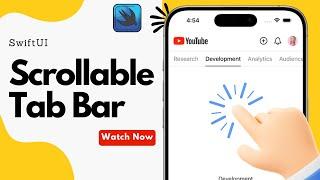 SwiftUI Scrollable Tab Bar - iOS 17