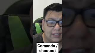 COMANDO SHOUTOUT EN TWITCH #shorts