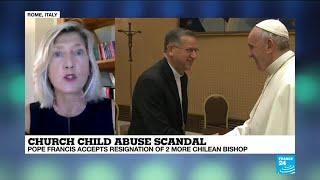 Child abuse scandal: Pope Francis accepts resignation of two Chilean bishops