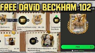 beckham chronicles fc mobile guide || most easier 102 card #fcmobile25 #fcmobileguide #viralvideos