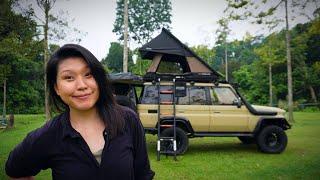 New ROOF TOP TENT and AWNING | Camping with Toyota Land Cruiser | ADA Overland RedSprings