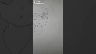 Drawing a cute anime girl | Loli | #shorts