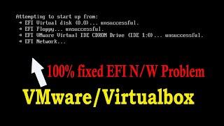 [Hindi] Unsuccessful - EFI Network Start PXE over IPv4 error in VMware | Fix EFI Problem| #Windows10