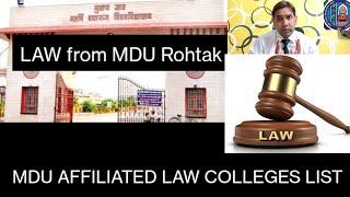 Admissions open for LLB/BALLB/BBALLB/LLM from MDU ROHTAK UNIVERSITY/MDU AFFILIATED LAW COLLEGE LIST