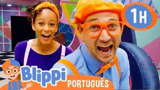 Blippi e Meekah Brincam de Esconde-Esconde! | 1 HORA DO BLIPPI! | Vídeos Educativos para Crianças