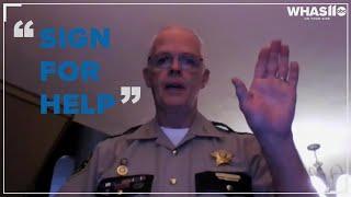 WATCH: Kentucky sheriff shows how to do TikTok hand signal for help that led to teen's rescue