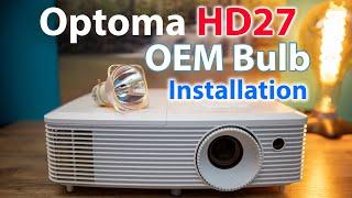 Optoma HD27 OEM Bulb Replacement and where to find!