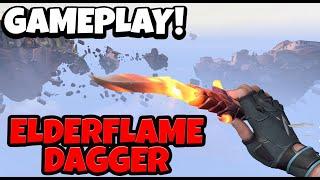 Buying Elder Flame Dagger in Valorant 2023, with Gameplay, FLAMING DRAGON!