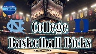 #7 UNC @ #9 Duke Preview: College Basketball Picks (3.09.24)