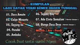 KUMPULAN LAGU DAYAK || VERSI REMIX ORGEN TUNGGAL || COCOK BUAT SANTAI || By Perdi AT