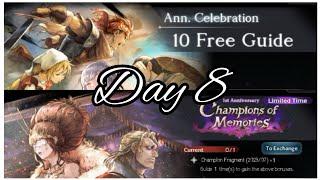 Octopath Traveler COTC 1st Anniversary Double Account Gacha Pull Day 8