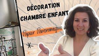 Comment décorer facilement une chambre d'enfant avec la pose d'un papier peint panoramique 