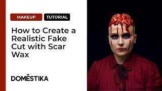 Makeup Tutorial: How to Create a Realistic Fake Cut with Scar Wax | Domestika English