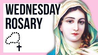 WEDNESDAY - GLORIOUS - Follow Along Rosary 15 Minute - SPOKEN ONLY