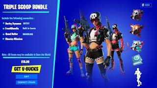 *NEW* Fortnite Derby Dynamo Bundle [Full Showcasing] (Freewheelin Emote,V-bucks Mission & More)