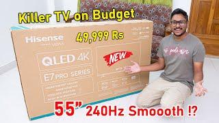 55" 4K QLED 240Hz TV for only 49,999 Rs... Paisa Vasool 