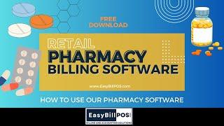 Pharmacy Billing Software For Retail Medical Store Software Free Download with Upto 3 Lakh Pharma DB