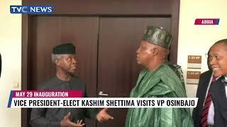 Vice President-Elect Kashim Shettima Visits VP Osinbajo