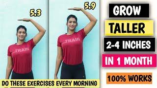 Grow Taller 2-4 inches in 1 Month | Height Boosting Exercises | Growth Taller Fast | Fitness Journey