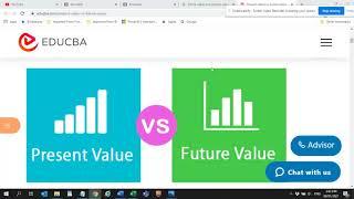 Future Value FV calculation in Excel- vid 1