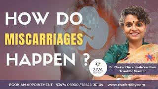 How do Miscarriages happen  || ZIVA fertility English || Dr.Suvarchala Vardhan