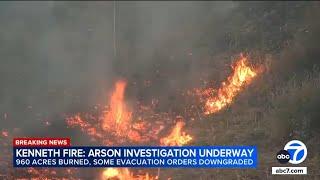 Kenneth Fire in West Hills area investigated as arson