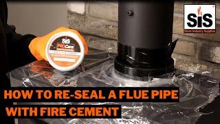 How to re-seal your flue pipe with fire cement | Stove Industry Supplies