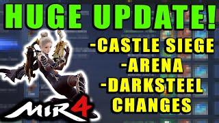 MIR4 - UPDATE DAY! New Patch Notes! New Surprise Features!!  New Darksteel Mining Changes! MORE!