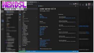 Code-Server (cloud VSCode) - its okay. (Linux, Self host and bonus ramble)