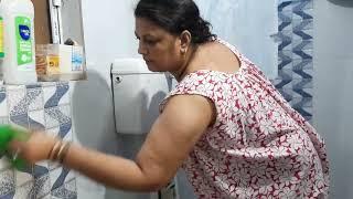 How to Clean bathroom||Bathroom Cleaning|| #bathroomcleanwithme  #uncutsanchita #indianhousewife#