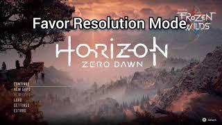 Horizon Zero Dawn - PS5 Loadtimes (Resolution/Performance Mode)