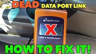 OBD-II.... Non connecting data Port Issue. *FIXED* This might help  you!