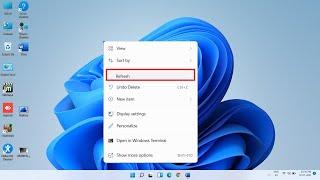 June 2021 Update for Windows 11 Get Back Refresh Button