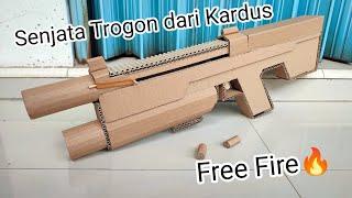 Cara Membuat Tembakan Trogon Game Free Fire dari Kardus | Tembakan Game Free Fire