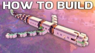 How to Make a Working Minecraft Airplane (Java Edition, Realistic, Flying Machine, Tutorial)