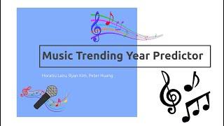 Song Trending Year Predictor using Machine Learning (CNN, SVR, and more!)