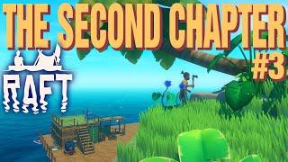 Raft: The Second Chapter (Ep.3) | ISLAND HOPPING AND CAVERN CARNAGE!