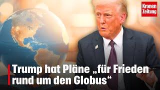 Trump stößt während Rede imperiale Drohungen aus | krone.tv NEWS