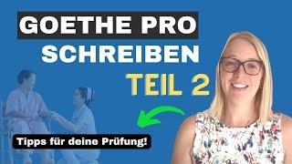 Goethe Pro Pflege Schreiben Teil 2 - "Überzeugend E-Mails verfassen" - Goethe PRO B2 PFLEGE