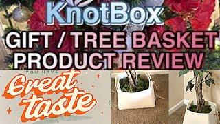 CHRISTMAS GIFT BASKET ON BUDGET | KnotBox Gift/ Tree Basket Idea | FillHappy KnotBox Product Review