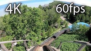 Ravine Flyer II front seat on-ride 4K POV @60fps Waldameer