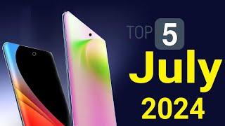 Top 5 UpComing Mobiles July 2024 ! Best Phones 2024