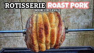 How to Make a Rotisserie/Charcoal Spit Pork Roast