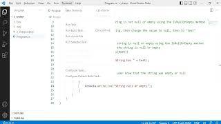 C# 23: Check if a string is not null or empty using the IsNullOrEmpty method