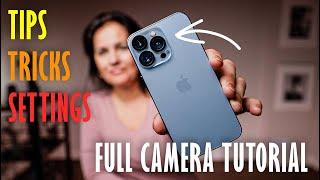 iPhone 13 Pro & 13 Pro Max | IN DEPTH TUTORIAL | How to use Camera App | settings, tips and tricks