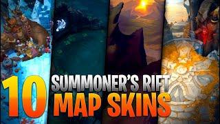 TOP 10 SUMMONER'S RIFT MAP SKINS - League of Legends