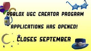 Roblox UGC Program Applications has opened! (Roblox News)