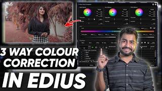 How To Change Background Colours In Edius | Understand 3 Way Colour Correction Tool In Edius