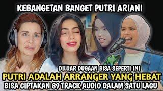 MAKIN KEBANGETANPUTRI CIPTAKAN 89 INSTRUMEN DALAM SATU LAGU | Putri Ariani Reaction